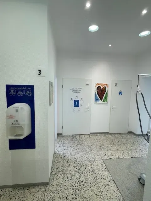 Praxisflur mit angenehmer Atmosphäre